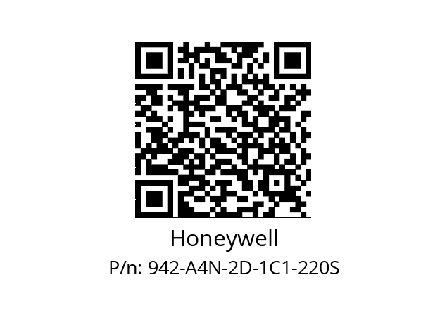   Honeywell 942-A4N-2D-1C1-220S