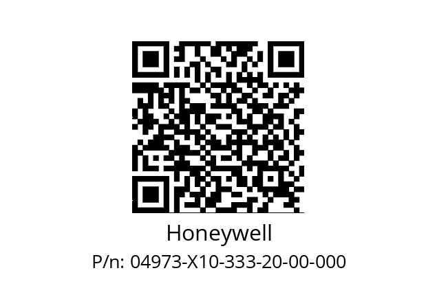   Honeywell 04973-X10-333-20-00-000