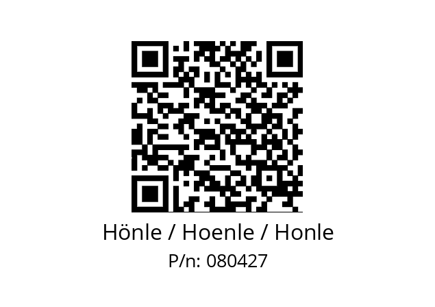   Hönle / Hoenle / Honle 080427