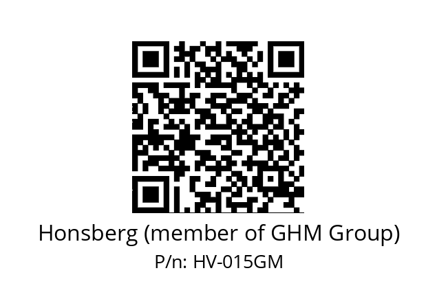   Honsberg (member of GHM Group) HV-015GM