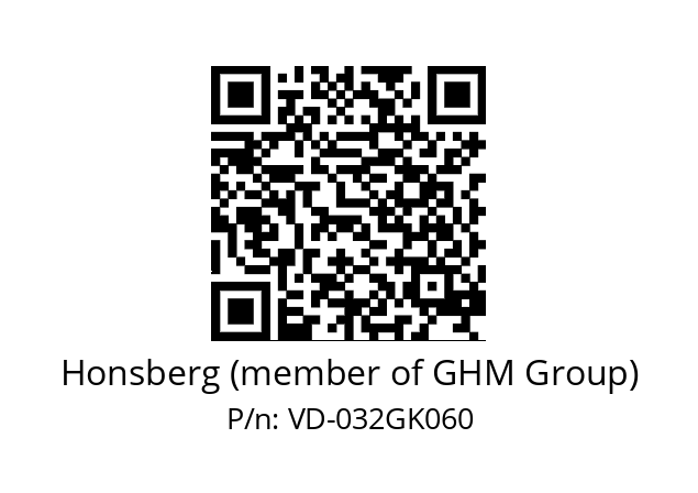   Honsberg (member of GHM Group) VD-032GK060