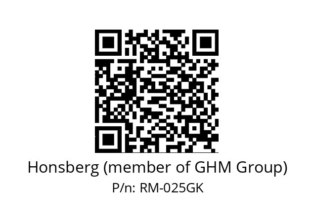   Honsberg (member of GHM Group) RM-025GK