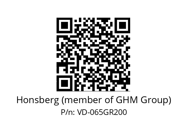   Honsberg (member of GHM Group) VD-065GR200