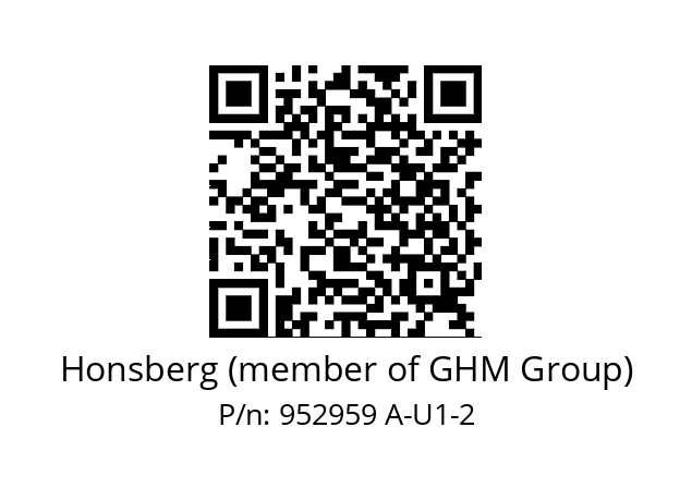   Honsberg (member of GHM Group) 952959 A-U1-2