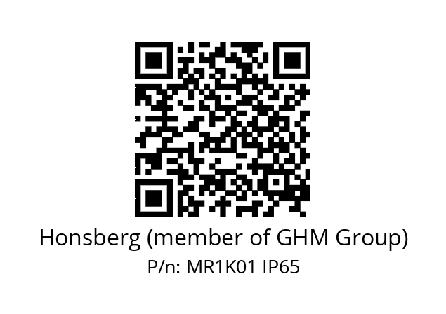   Honsberg (member of GHM Group) MR1K01 IP65