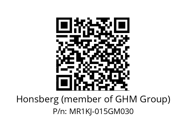   Honsberg (member of GHM Group) MR1KJ-015GM030