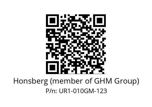   Honsberg (member of GHM Group) UR1-010GM-123