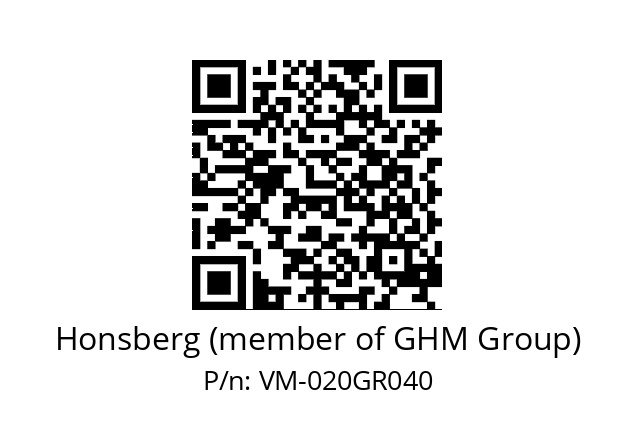   Honsberg (member of GHM Group) VM-020GR040