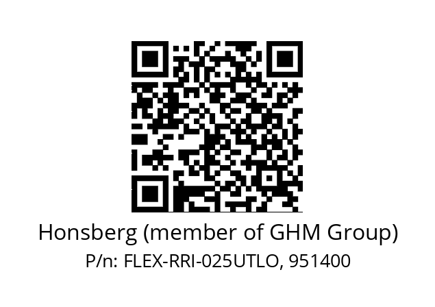   Honsberg (member of GHM Group) FLEX-RRI-025UTLO, 951400