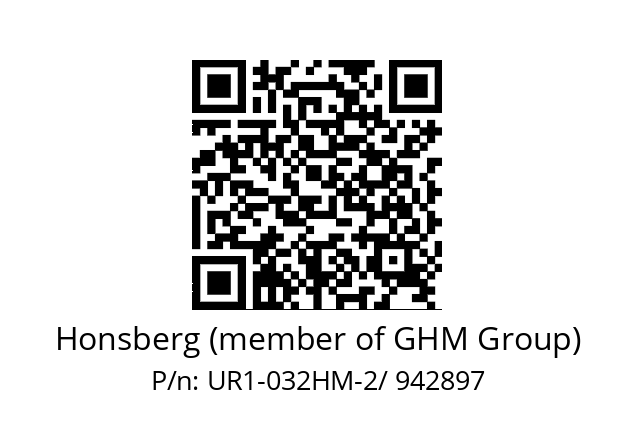   Honsberg (member of GHM Group) UR1-032HM-2/ 942897