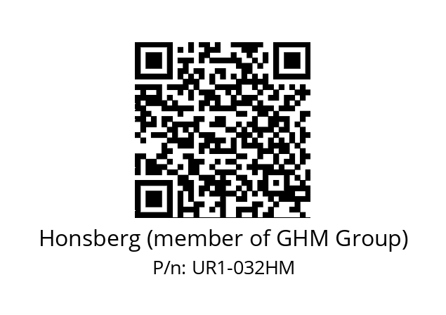   Honsberg (member of GHM Group) UR1-032НМ