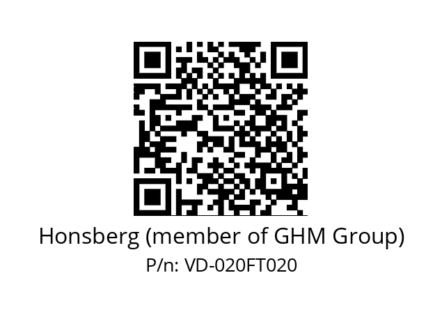   Honsberg (member of GHM Group) VD-020FT020