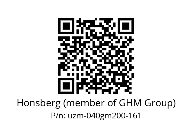   Honsberg (member of GHM Group) uzm-040gm200-161