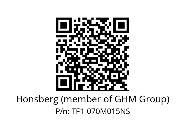   Honsberg (member of GHM Group) TF1-070M015NS