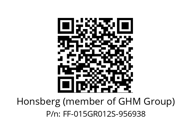   Honsberg (member of GHM Group) FF-015GR012S-956938