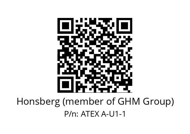   Honsberg (member of GHM Group) ATEX A-U1-1