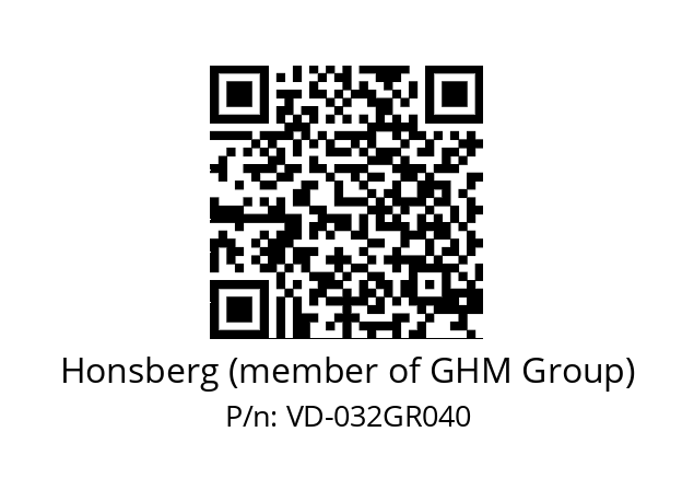   Honsberg (member of GHM Group) VD-032GR040