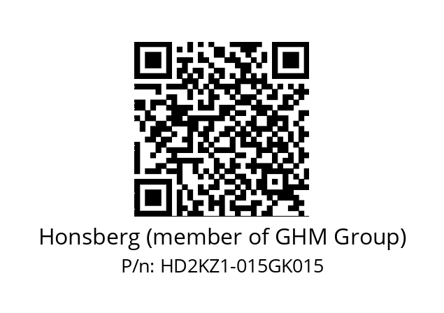   Honsberg (member of GHM Group) HD2KZ1-015GK015