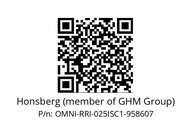   Honsberg (member of GHM Group) OMNI-RRI-025ISC1-958607