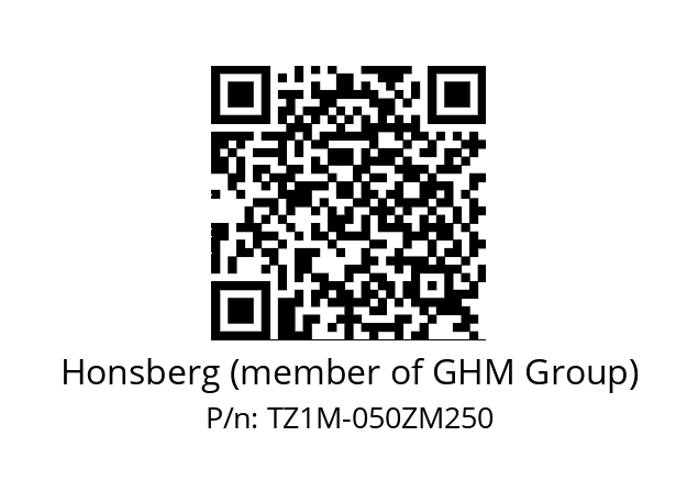   Honsberg (member of GHM Group) TZ1M-050ZM250