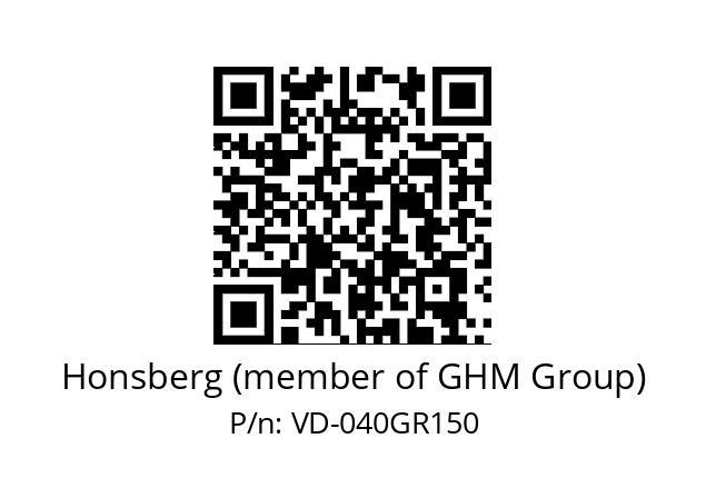   Honsberg (member of GHM Group) VD-040GR150