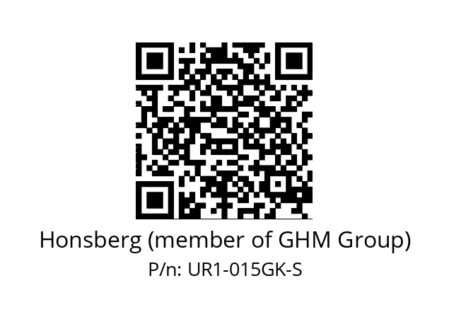   Honsberg (member of GHM Group) UR1-015GK-S