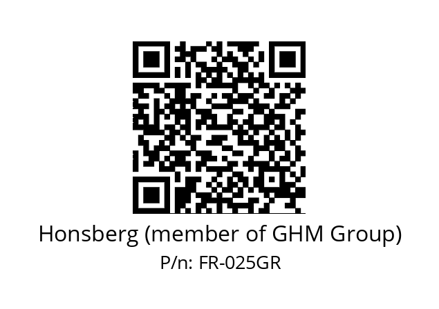   Honsberg (member of GHM Group) FR-025GR