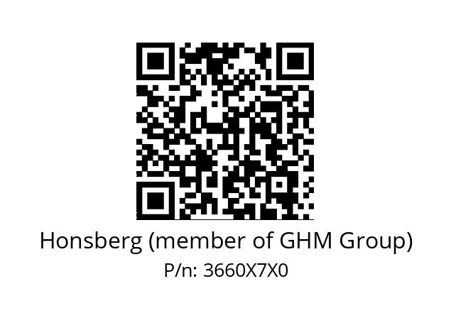   Honsberg (member of GHM Group) 3660X7X0