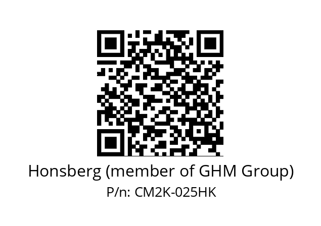   Honsberg (member of GHM Group) CM2K-025HK