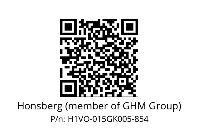   Honsberg (member of GHM Group) H1VO-015GK005-854