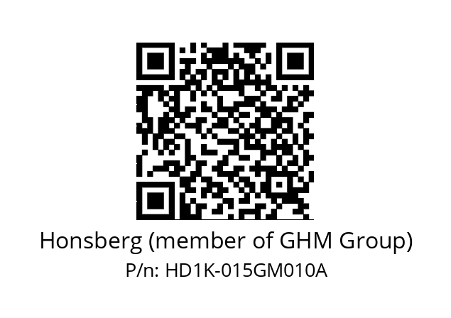   Honsberg (member of GHM Group) HD1K-015GM010A