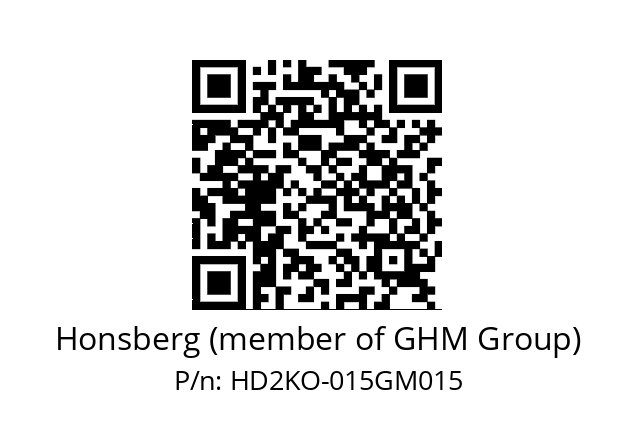   Honsberg (member of GHM Group) HD2KO-015GM015