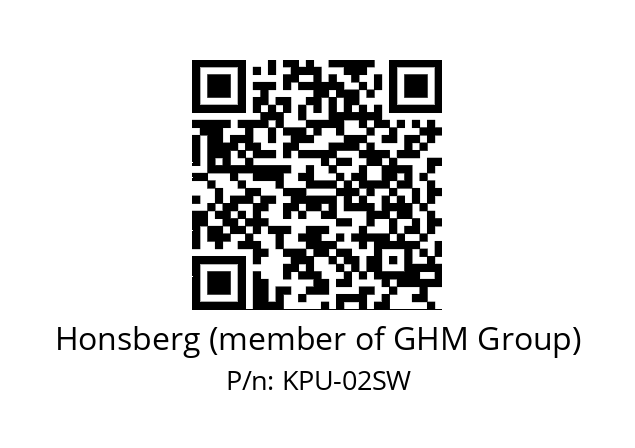   Honsberg (member of GHM Group) KPU-02SW