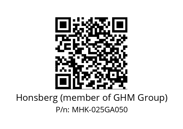   Honsberg (member of GHM Group) MHK-025GA050