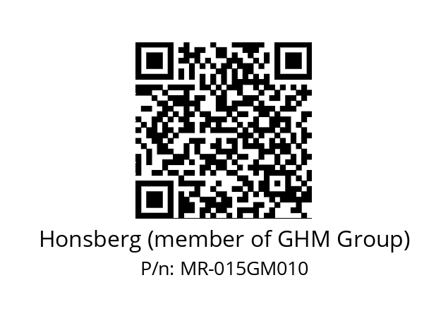   Honsberg (member of GHM Group) MR-015GM010