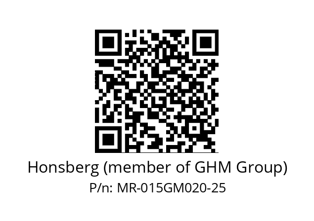   Honsberg (member of GHM Group) MR-015GM020-25