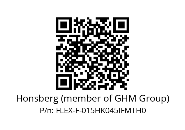   Honsberg (member of GHM Group) FLEX-F-015HK045IFMTH0