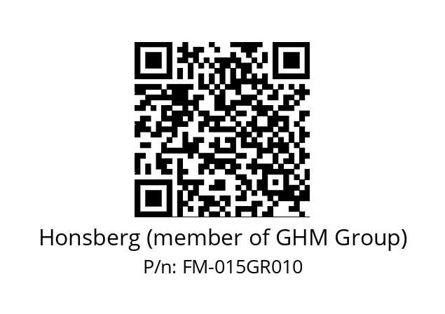   Honsberg (member of GHM Group) FM-015GR010