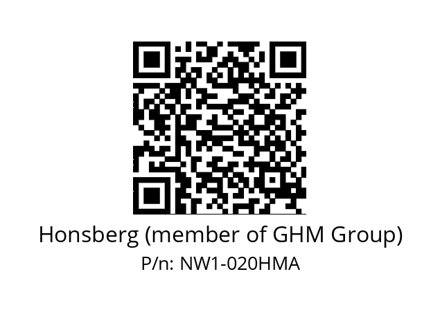   Honsberg (member of GHM Group) NW1-020HMA