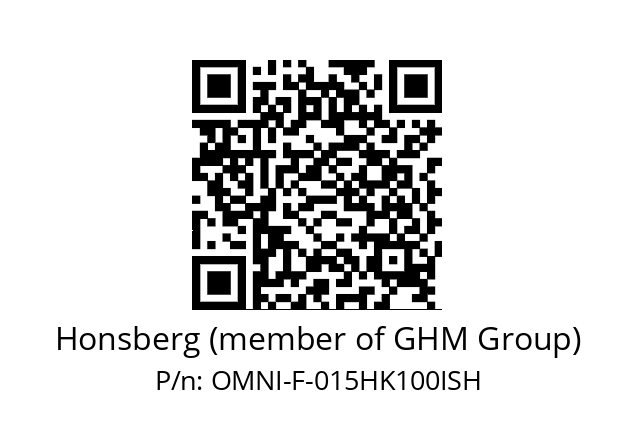   Honsberg (member of GHM Group) OMNI-F-015HK100ISH