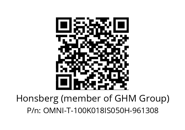   Honsberg (member of GHM Group) OMNI-T-100K018IS050H-961308