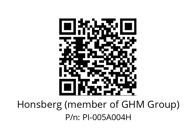   Honsberg (member of GHM Group) PI-005A004H