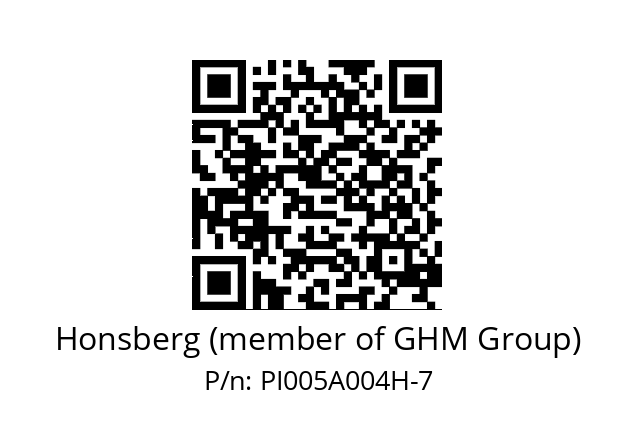   Honsberg (member of GHM Group) PI005A004H-7