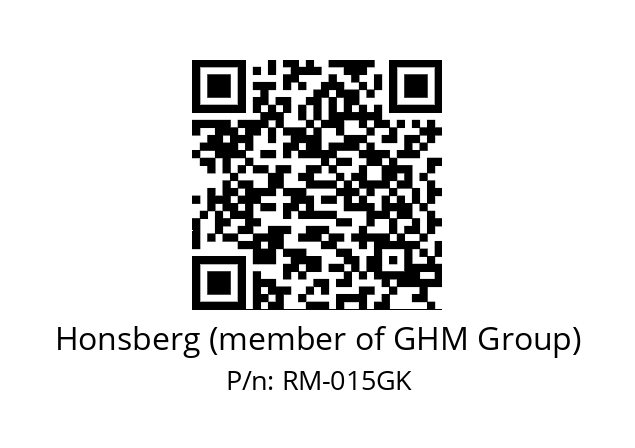   Honsberg (member of GHM Group) RM-015GK