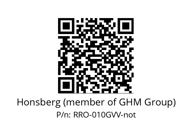   Honsberg (member of GHM Group) RRO-010GVV-not