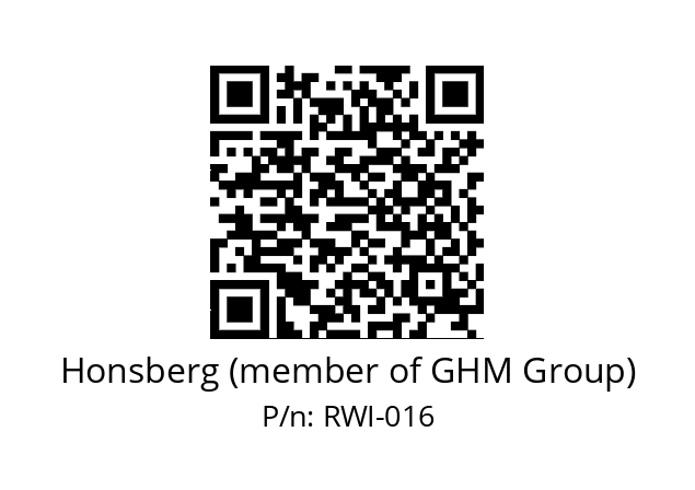   Honsberg (member of GHM Group) RWI-016