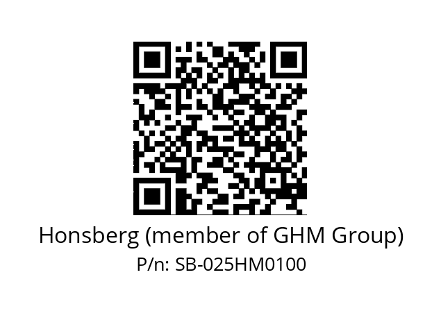   Honsberg (member of GHM Group) SB-025HM0100