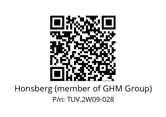   Honsberg (member of GHM Group) TUV.2W09-028