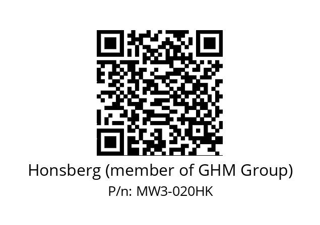   Honsberg (member of GHM Group) MW3-020HK