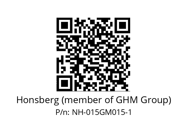   Honsberg (member of GHM Group) NH-015GM015-1